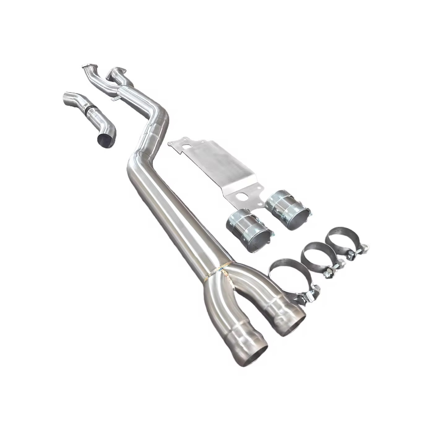 BMW G87 M2 S58, 3.5 Inch Single Midpipe
