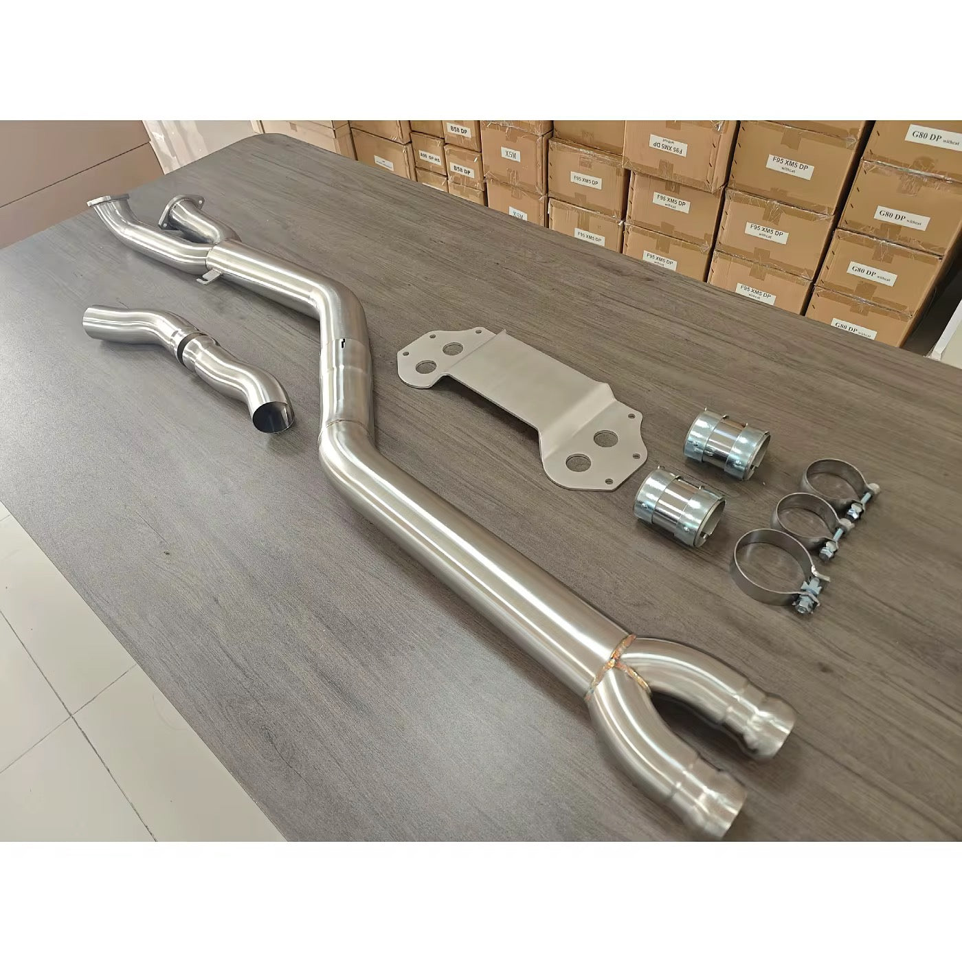 BMW G80 M3, G82 M4, Single Midpipe