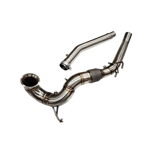 VW Golf R MK 8, GPF Model, De-Cat Downpipe