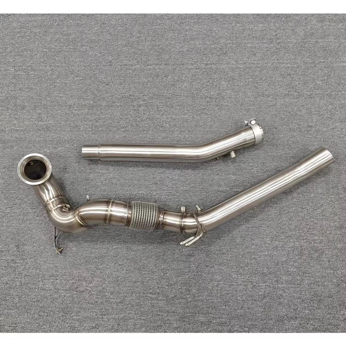VW Golf R MK 8, GPF Model, De-Cat Downpipe